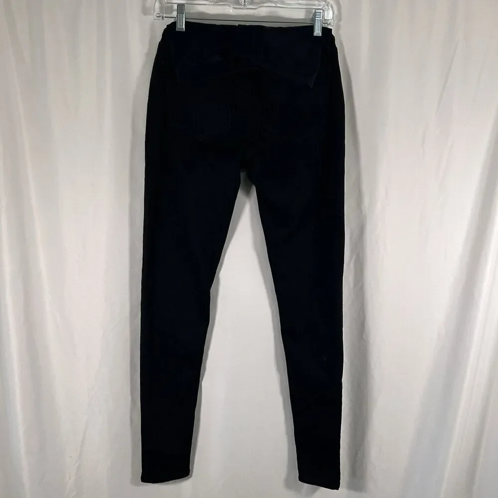 New Gap Maternity Jeggings Women's 27 4L Long Black Pull On Stretchy 30" Inseam - Picture 5 of 7